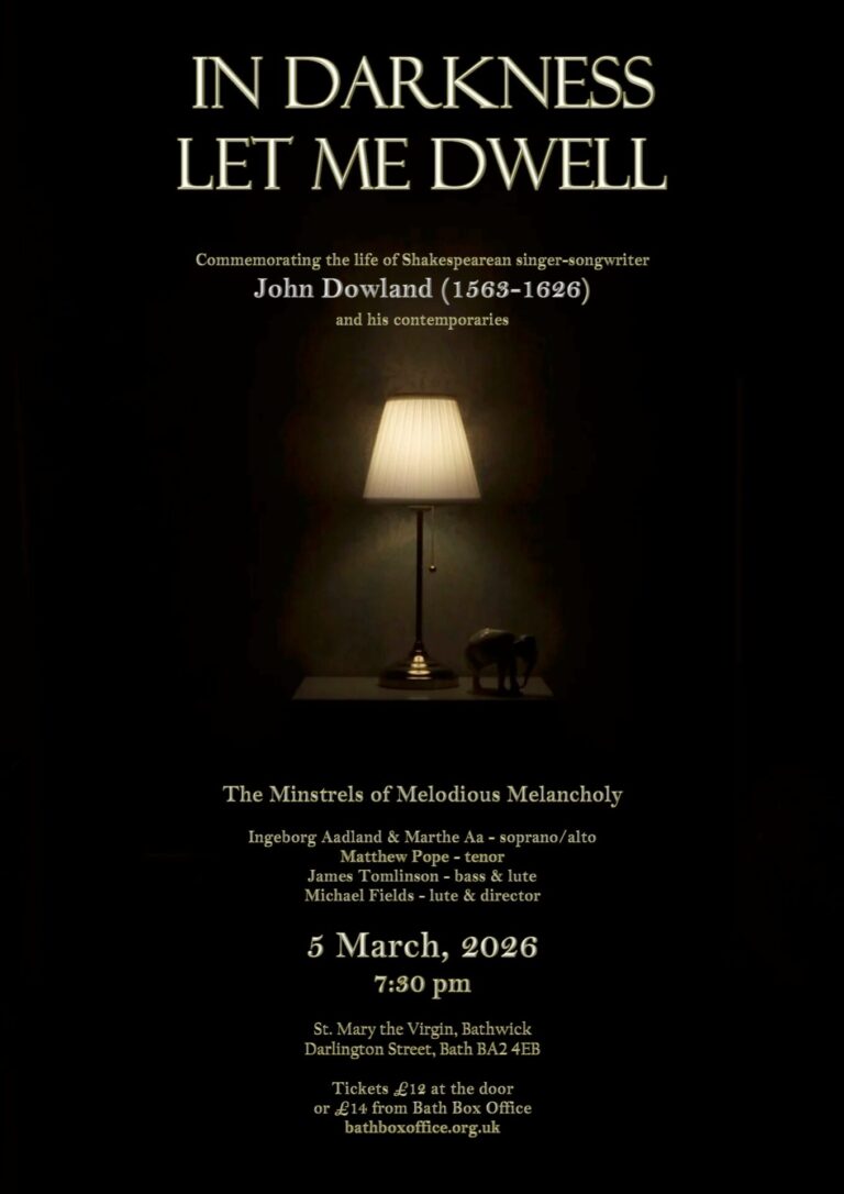 In darkness let me dwell